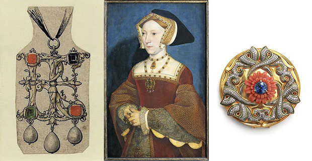 آویز Holbein به احتمال زیاد برای ملکه Jane Seymour ساخته شده است. هانس هلباین چهره ملکه Jane Seymour را به تصویر کشید. جواهر معاصر Otto Jakob